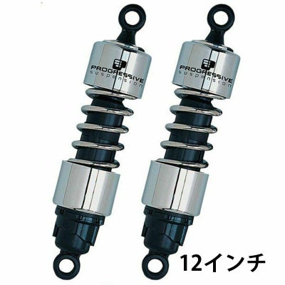 Drag Specialties 車高調節サスペンション クローム ダイナ 12インチ 