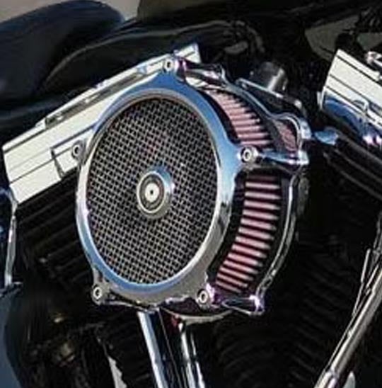 パフォーマンスマシン SUPER GAS エアクリーナー クローム-04