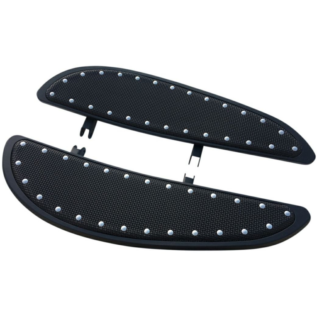 Cycle Smiths 19インチ・バナナフットボード ブラック/クロームリベット-01