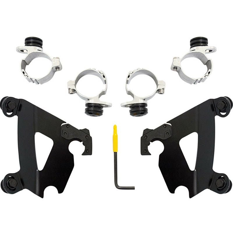 メンフィスシェード CAFEシールド用 トリガーロックマウントキット　1996～2010 XL883C/1200C-01