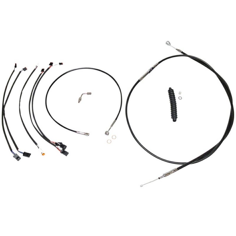 Magnum XR DOT ケーブルキット 12～14インチ ブラック/クロームフィッティング-01