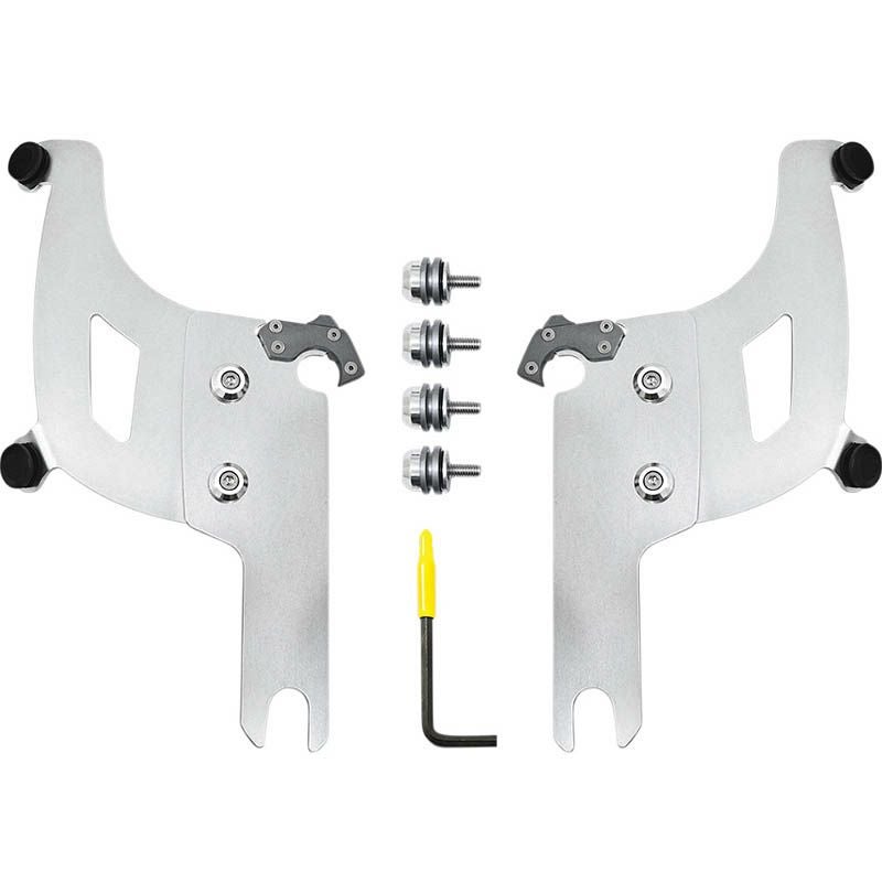 メンフィスシェード ブレットシールド用 トリガーロックマウントキット ポリッシュ FLHRS、FLHRXS-01