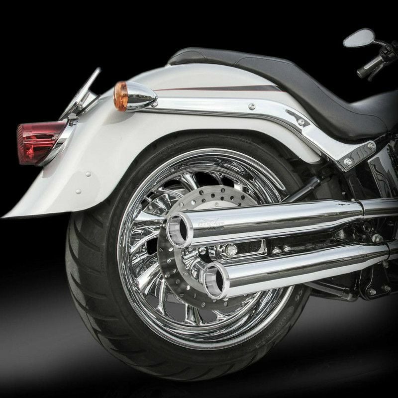 RCX Rival Shorty 3インチ スリップオンマフラー　クローム-01