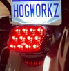 HOG WORKZ Xtreme LEDテールライト 上ライセンスプレートライト付 スモーク-08