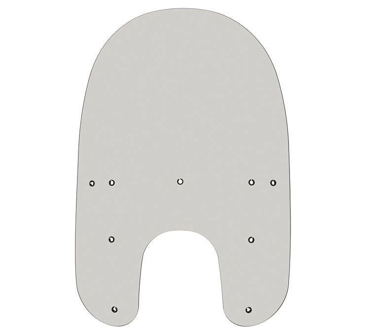 Memphis Shades スプリンガー用 リプレースメントシールド 15インチ ライトスモーク-01