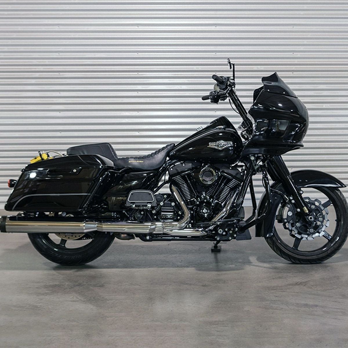 【SALE】S&S Air Stinger ティアドロップ・ステルスエアクリーナー グロスブラック M8用-04