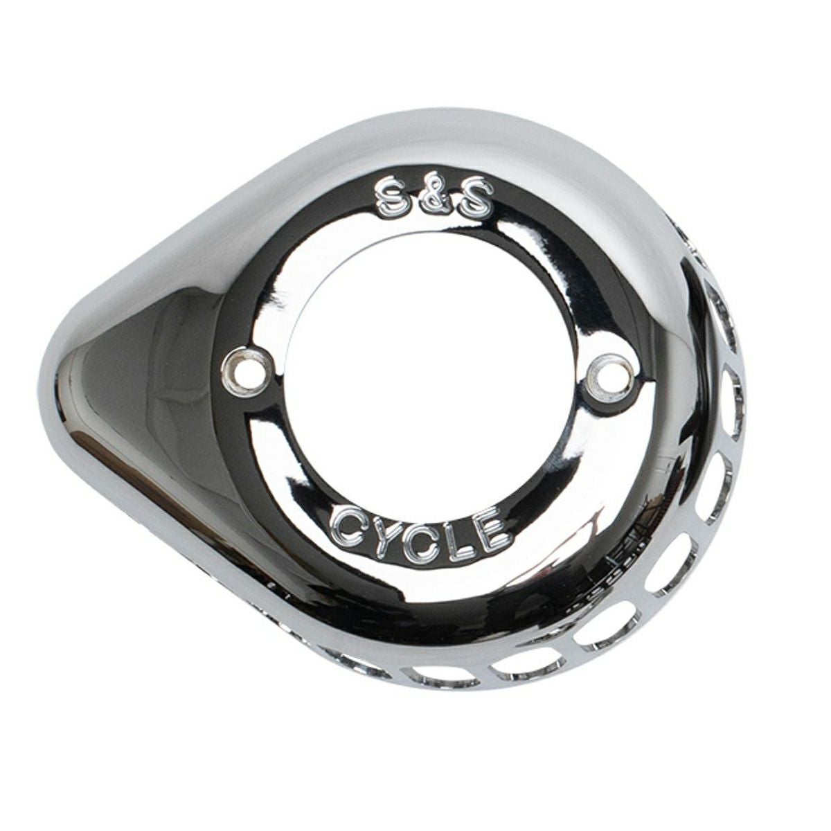 SALE】S&S ステルスエアクリーナー用 ティアドロップカバー クローム