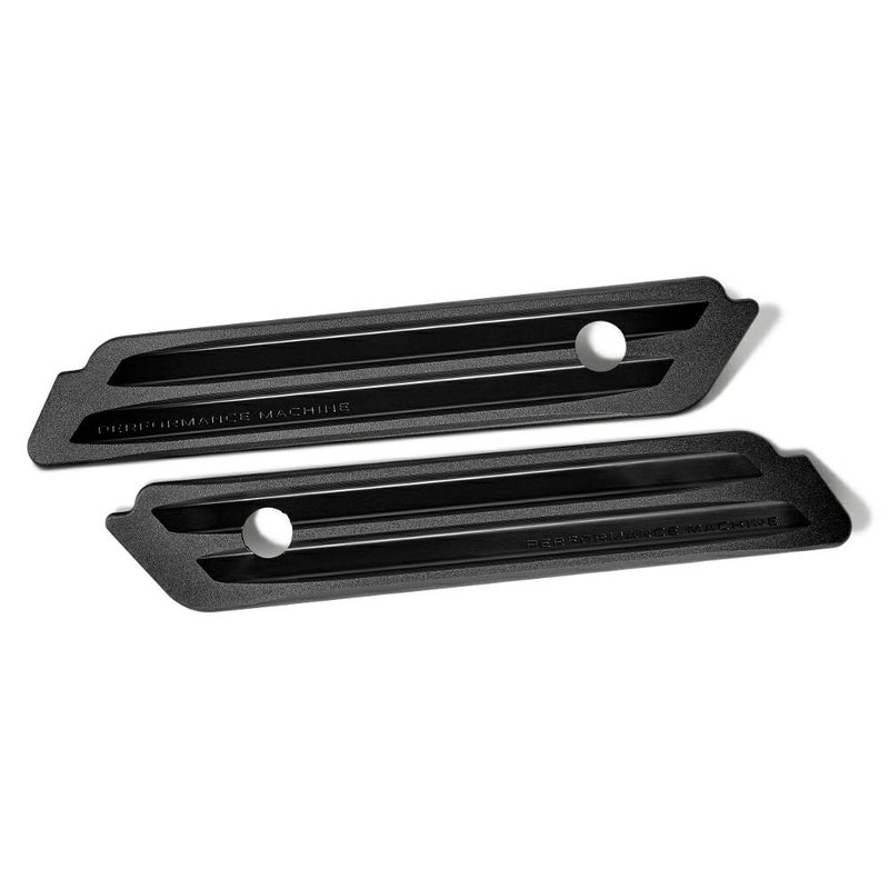 Performance Machine DRIVE サドルバッグヒンジカバー ブラックOPS-01