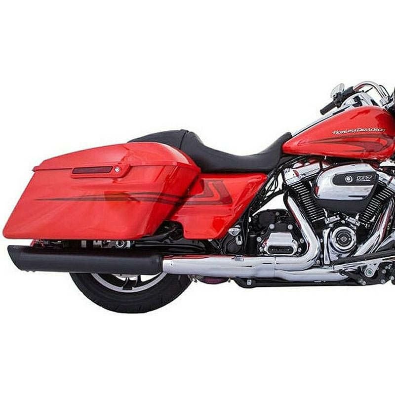 TABパフォーマンス BAM 4.5インチ スリップオンマフラー スラッシュカット ゾンビーバッフル　ブラック-02