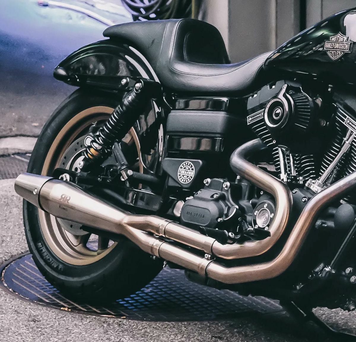 RED THUNDER EXHAUST フルエキ サテン 2006～2017 ダイナ-01
