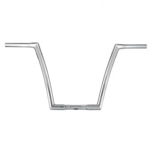 カルリーニデザイン メナース・エイプハンドルバー 15インチ高 1.25インチ クローム-02