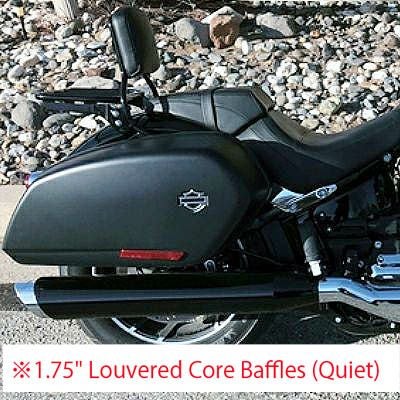 RINEHART(ラインハート)FLSB スリップオンマフラー ブラック/クローム