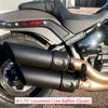 TABパフォーマンス FXFB スラッシュカット スリップオンマフラー　ブラック 1.75インチバッフル-01