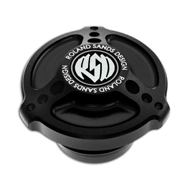Roland Sands Design Tracker ガスキャップ ブラックOPS-01