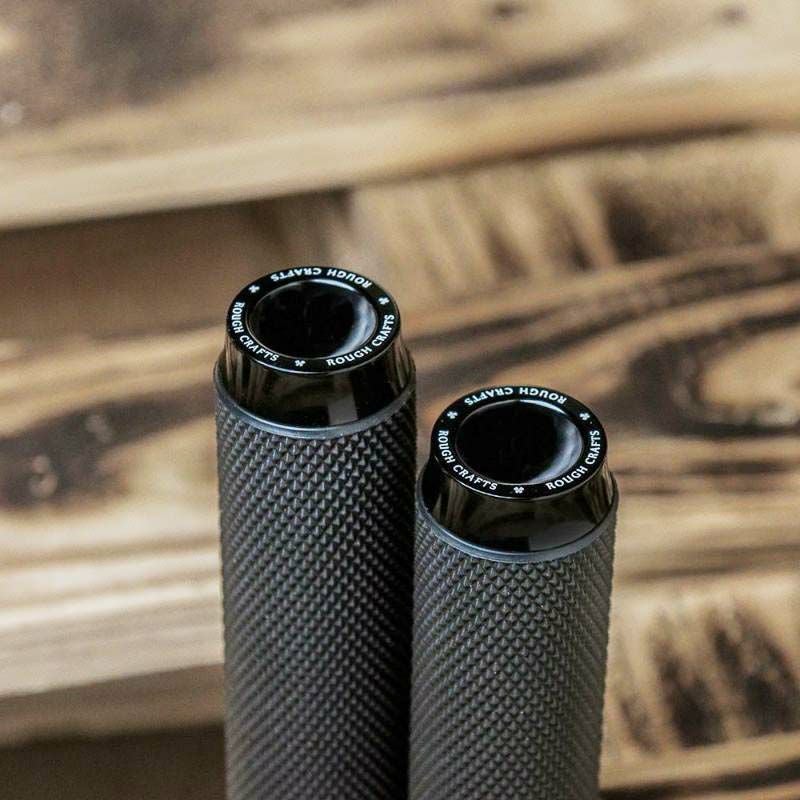 Rough Crafts ナール パッセンジャー用フットペグ ブラック M8ソフテイル用-02