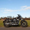 DART クラシック・フライスクリーン SPORTSTER48　49㎜フォーク車用 ぺトロールブルー(ライトスモーク)-06