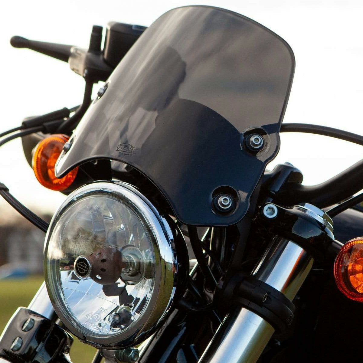 ハーレーダビッドソン XL1200XS スクリーン 2016～2021 XL1200X/S用フライスクリーン 「ピラーニャ」 ミッドナイト