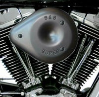 S＆S ティアドロップ エアクリーナーセット(ツヤ消し黒パウダーコート)ツインカム3