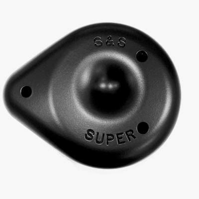 S&S ティアドロップエアクリーナーカバー ツヤ消しブラック |ハーレー
