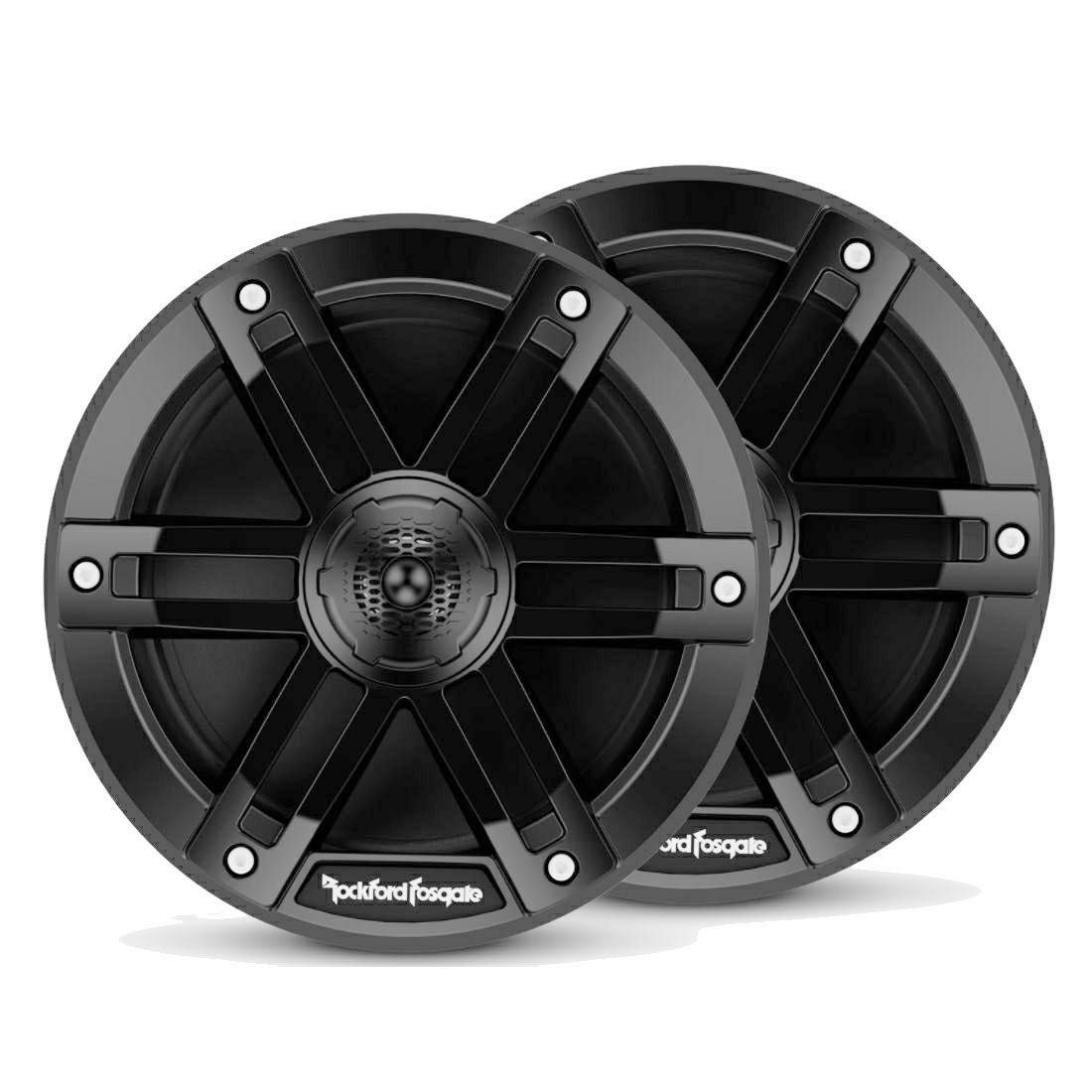 KICKER 6.5インチ 4オーム コアキシャルスピーカーセット 7色LED付