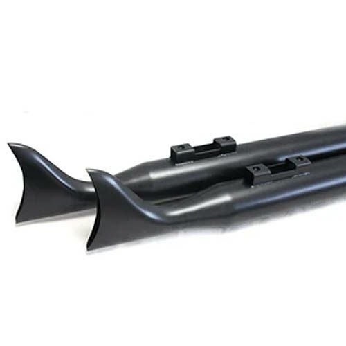 クラシック フィッシュテール スリップオンマフラー 33インチ クローム