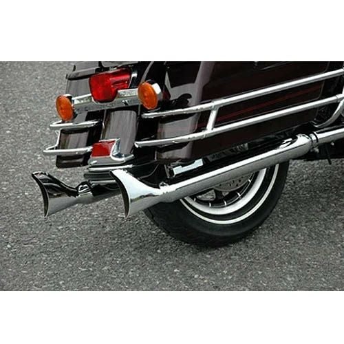 フィッシュテール スリップオンマフラー 36インチ クローム　1995～2016 ツーリング-03