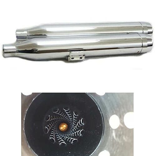 ROARINGシリーズ スリップオンマフラー クローム-02