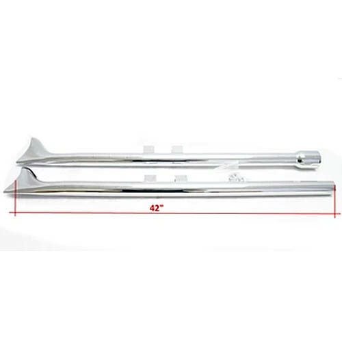 クラシック フィッシュテール スリップオンマフラー 42インチ クローム-01