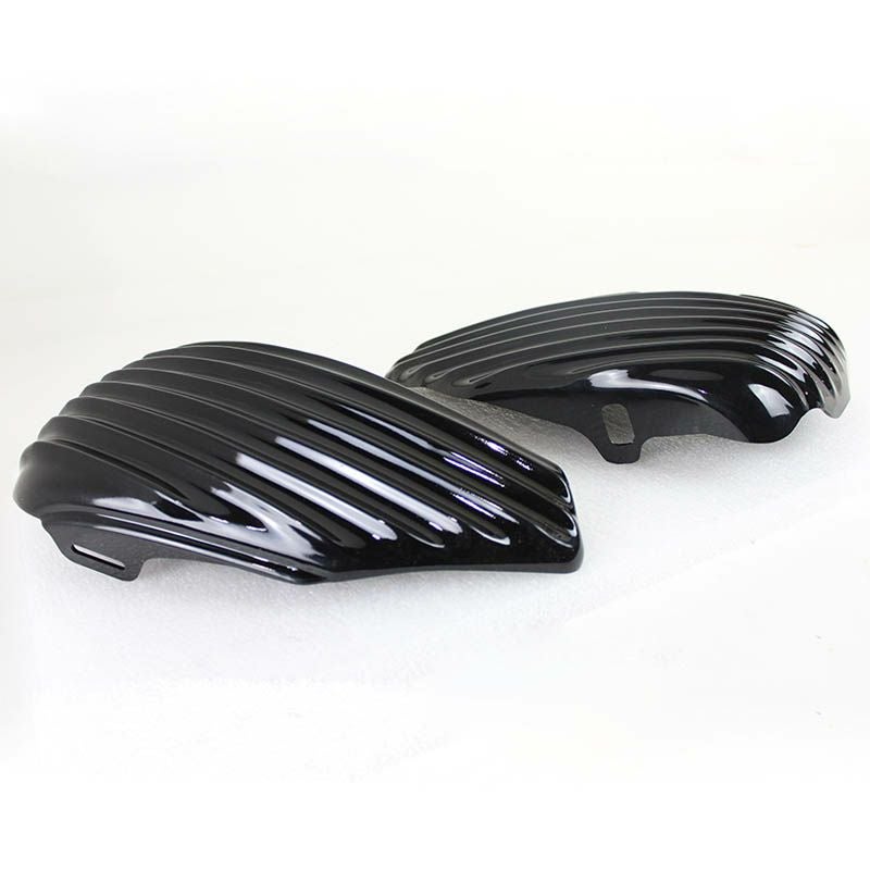 V-Twin フィンデザイン サイドカバー グロスブラック　2004～2013 スポーツスター-02