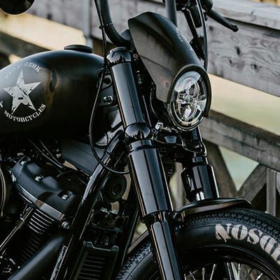 M8 FXBB等用6ピース フォークカバーキット ロゴあり Cult Werk 