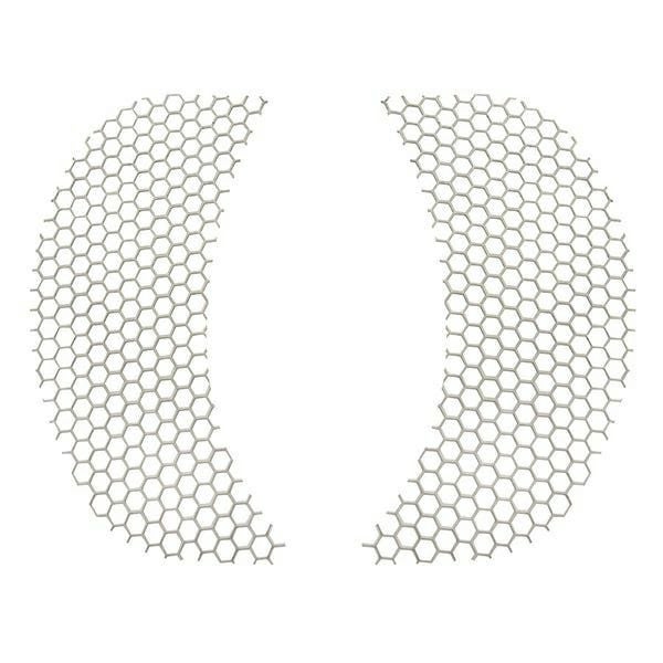 Klock Werks ロードグライド用フェアリングサイドベントスクリーン ハニカムメッシュ クローム-04