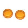Kuryakyn ハーレーブレットターンシグナル用レンズセット アンバー-01