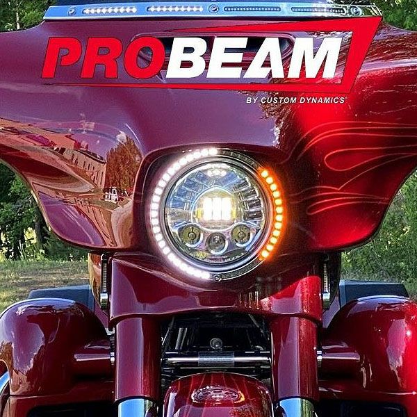 Custom Dynamics ProBEAM ウィンカー機能付き トリムリング クローム-01