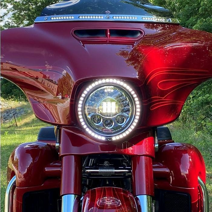 Custom Dynamics ProBEAM ウィンカー機能付き トリムリング クローム-02