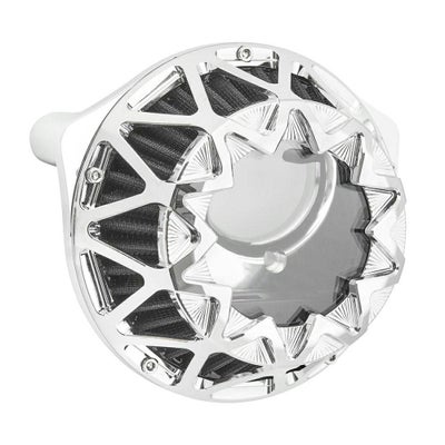 Arlen Ness Crossfire ハイフローエアクリーナー M8用 コントラスト 