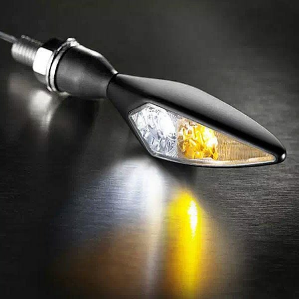 Kellermann(ケラーマン) micro Rhombus PL ポジション付きウインカー 左前　マットブラック-01