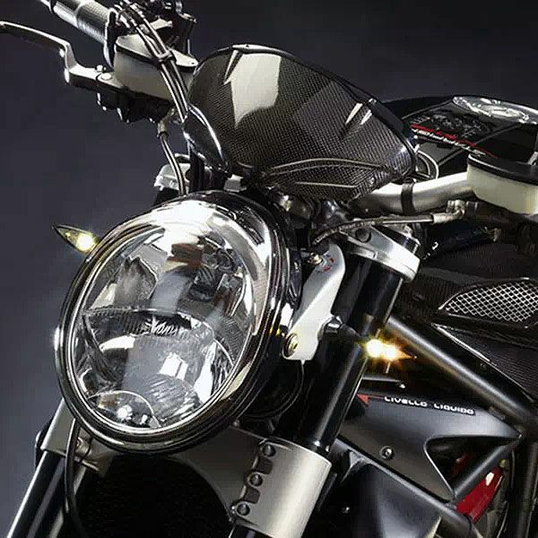 Kellermann(ケラーマン) micro Rhombus PL ポジション付きウインカー 左前　マットブラック-04