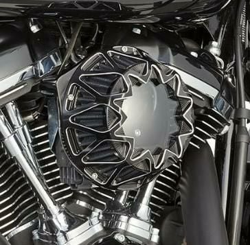 Arlen Ness Crossfire ハイフローエアクリーナー M8用 コントラストカラー-06