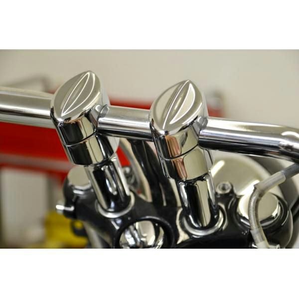 LA Choppers Mohawk 4インチライザー（1インチ径ハンドル用）クローム-04