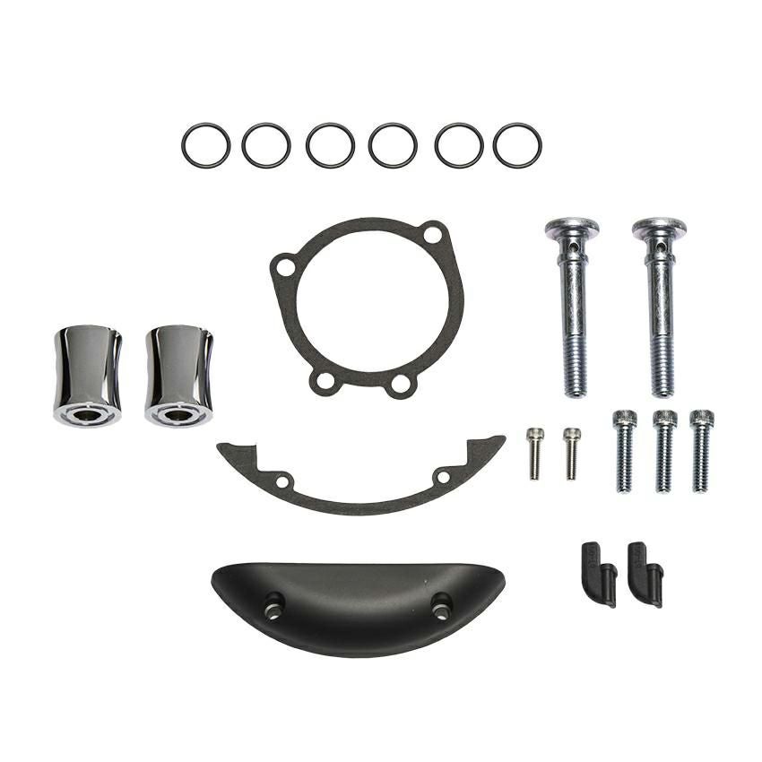 Arlen Ness Inverted/Method/ClearTear/SideKickエアクリーナー用 補修パーツキット クローム-01