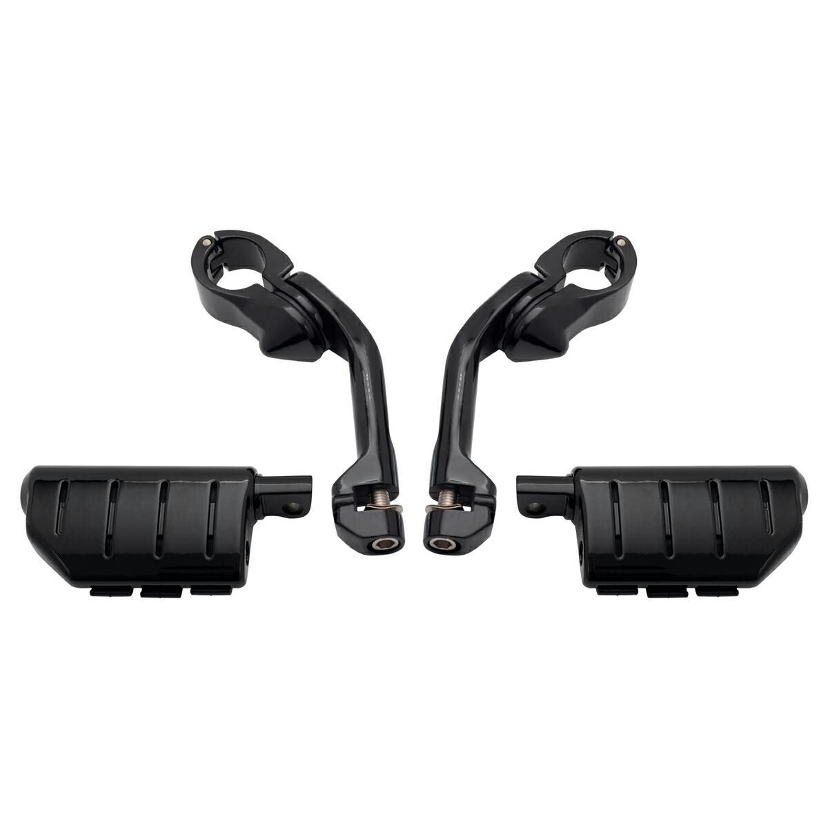 HOG WORKZ ロング・アジャスタブルハイウェイペグ/クランプ ブラック-02