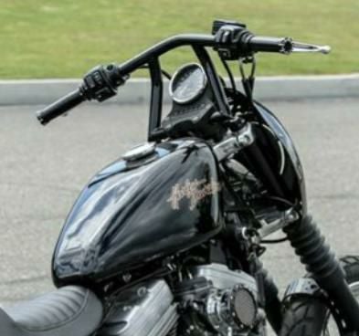 BURLY スラマー ローダウン・サスペンション 10.5インチ ブラック