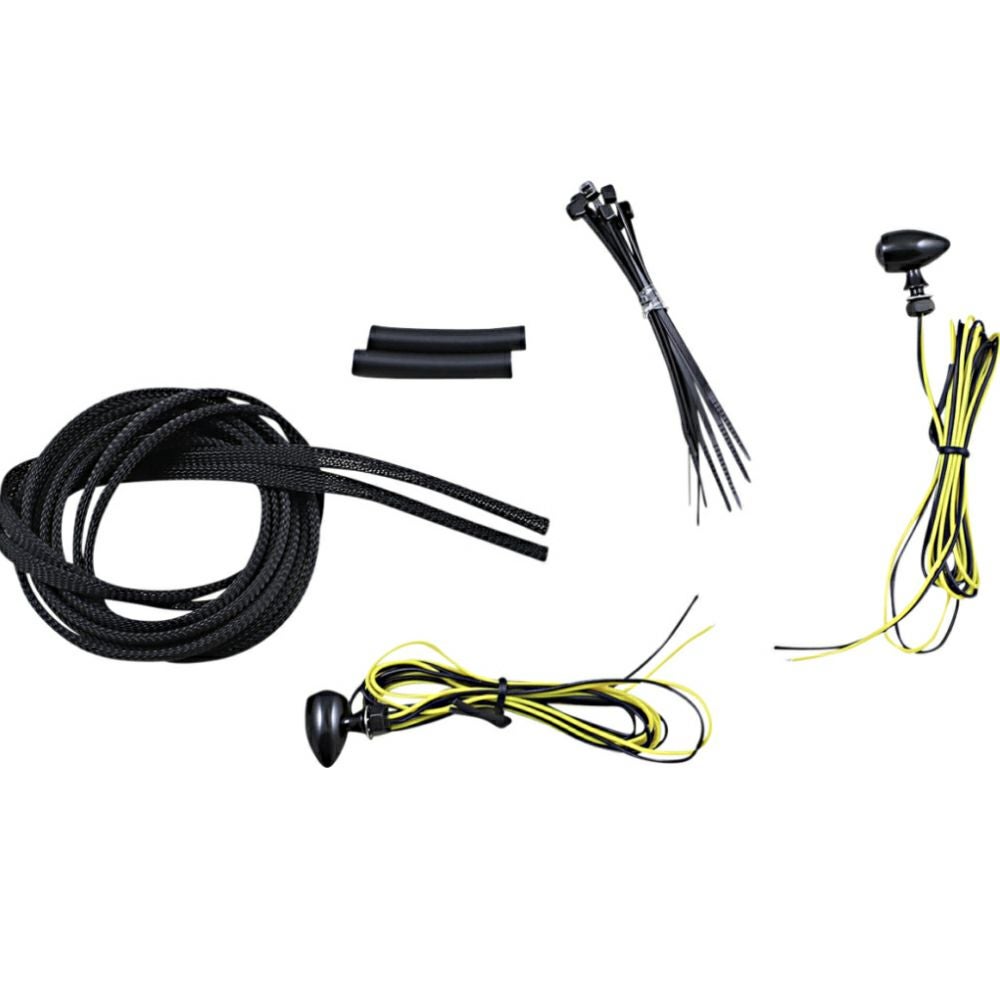 Custom Dynamics マイクロブレットターンシグナル アンバー グロスブラック-03