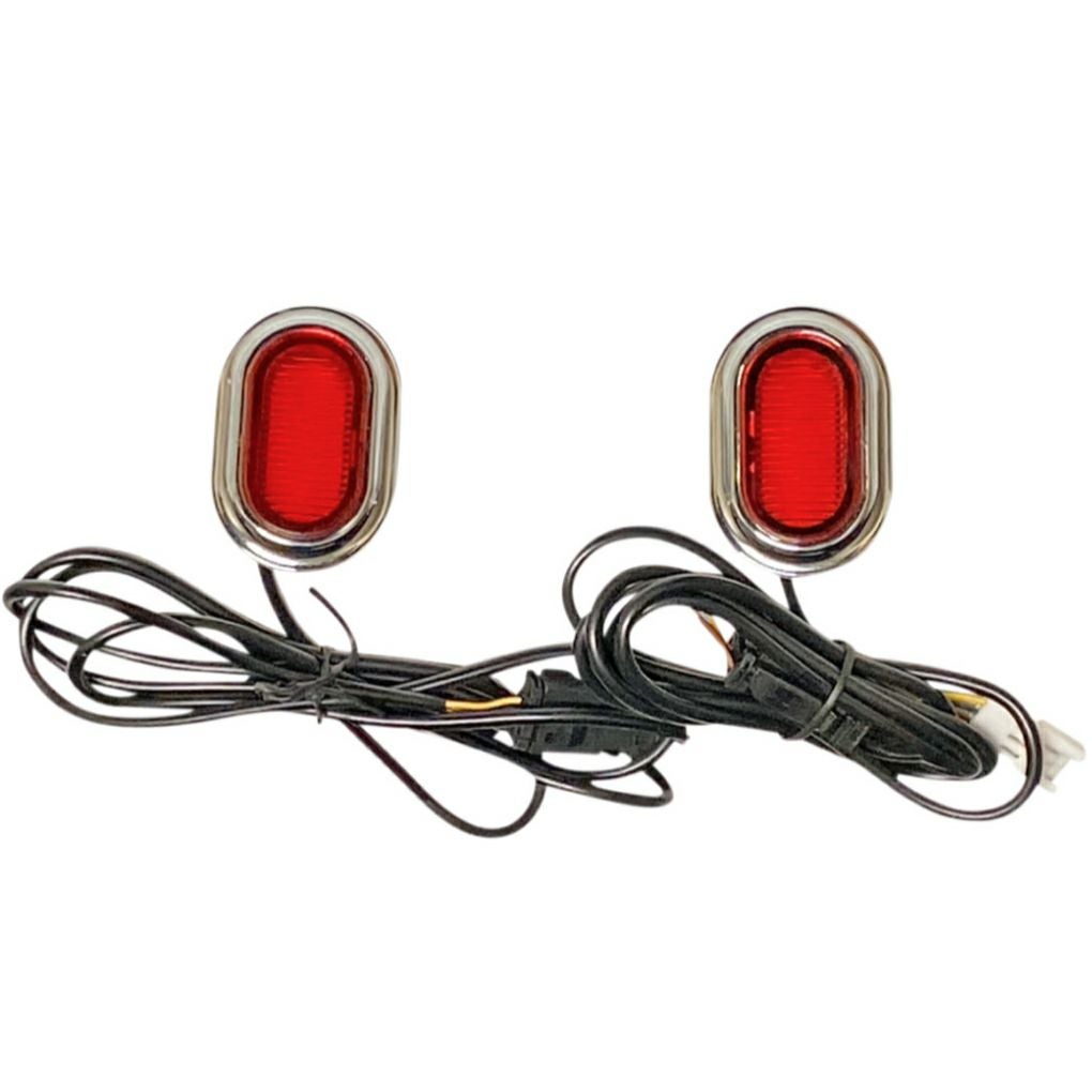 Custom Dynamics PLUGZ アンテナグロメット テールライト レッド/クローム-03