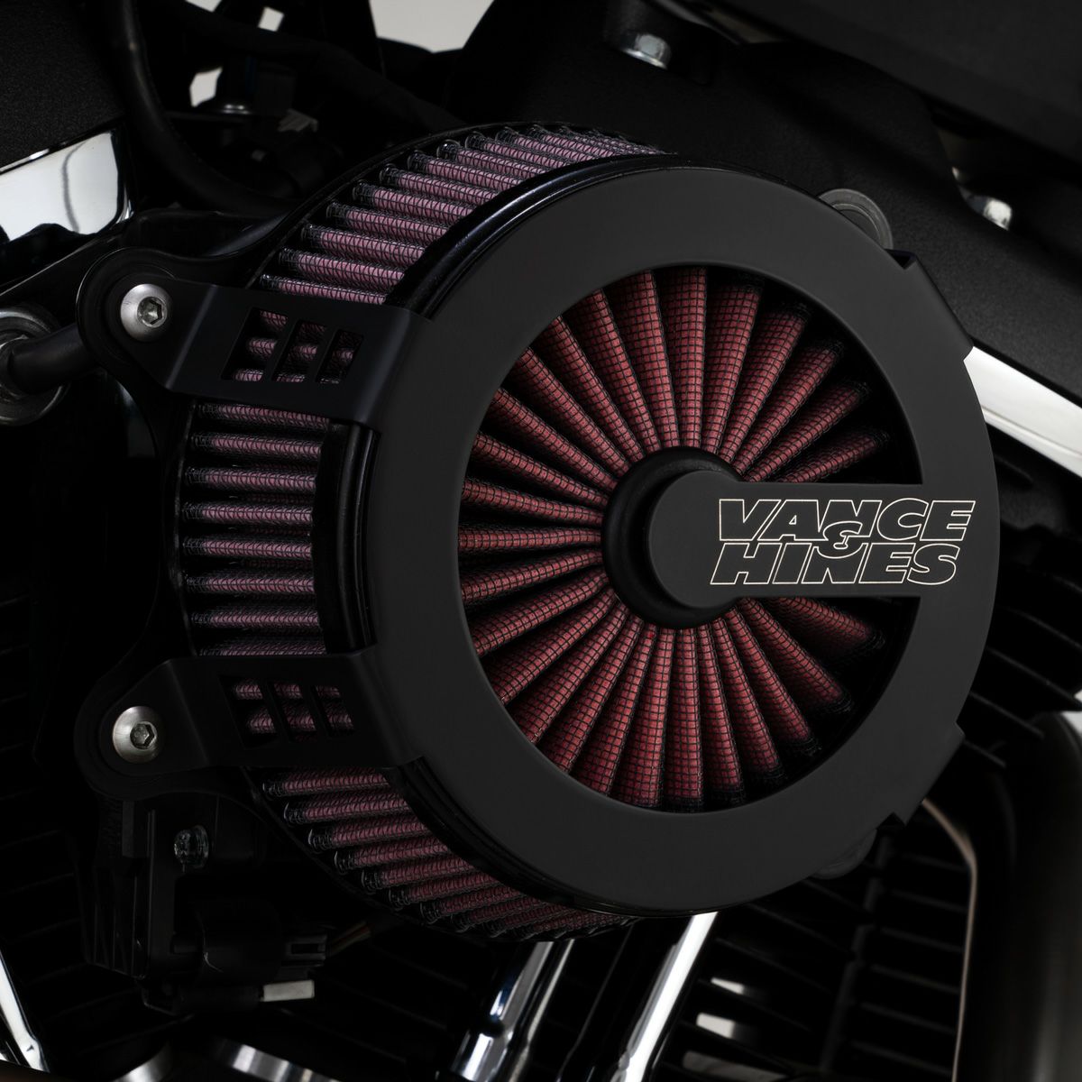 Vance & Hines VO2 ケージファイター エアクリーナー M8ソフテイル-01