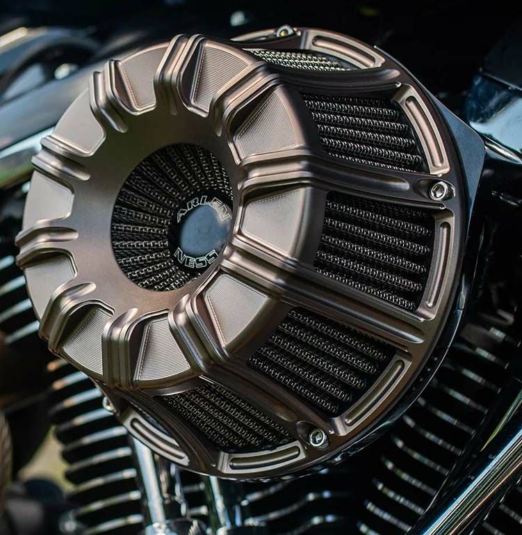 アレンネス Iインバーテッド エアクリーナー 10-GAUGE チタン・カラー