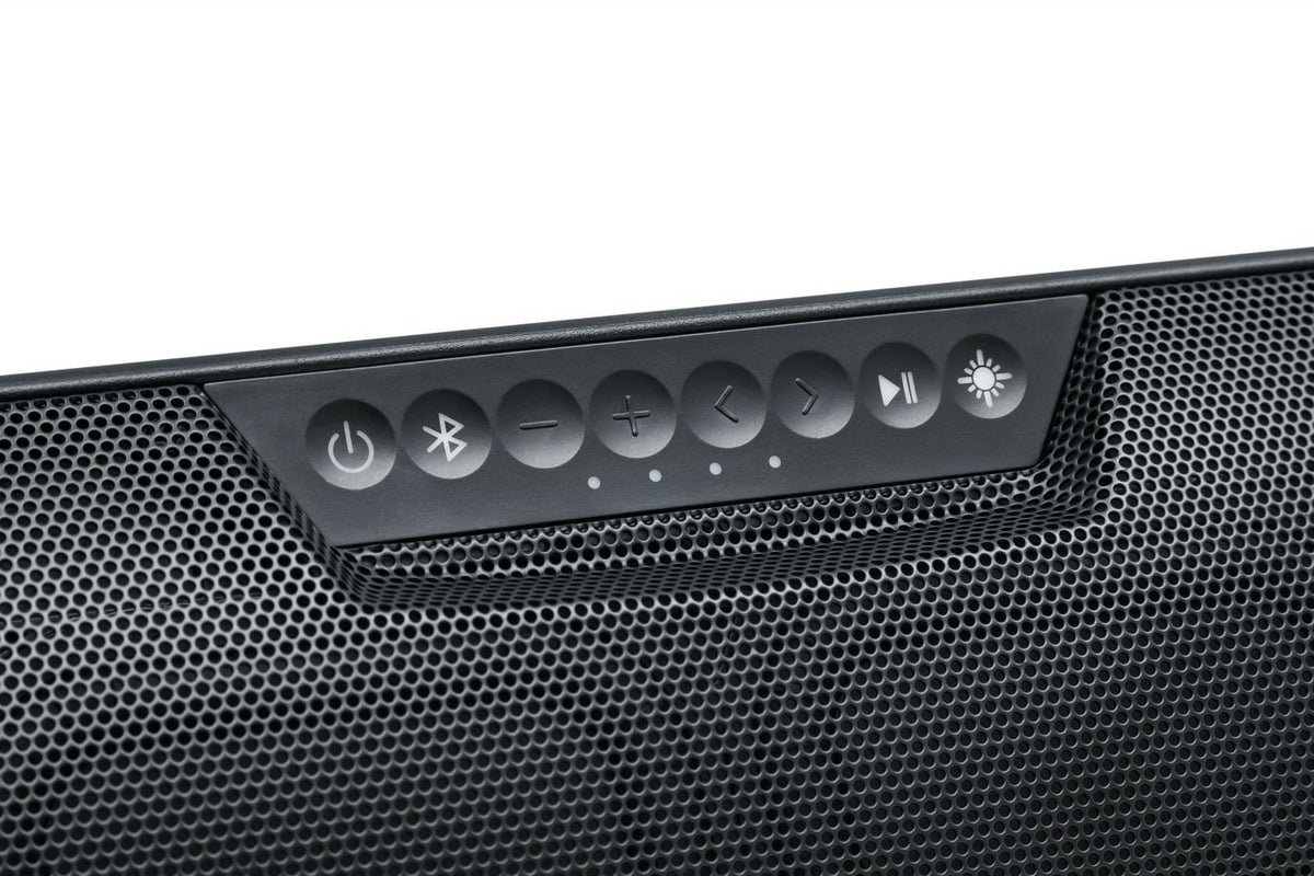 クリアキン ワンダーバー ポータブルサウンドバー by MTX ブラック 14インチ-03