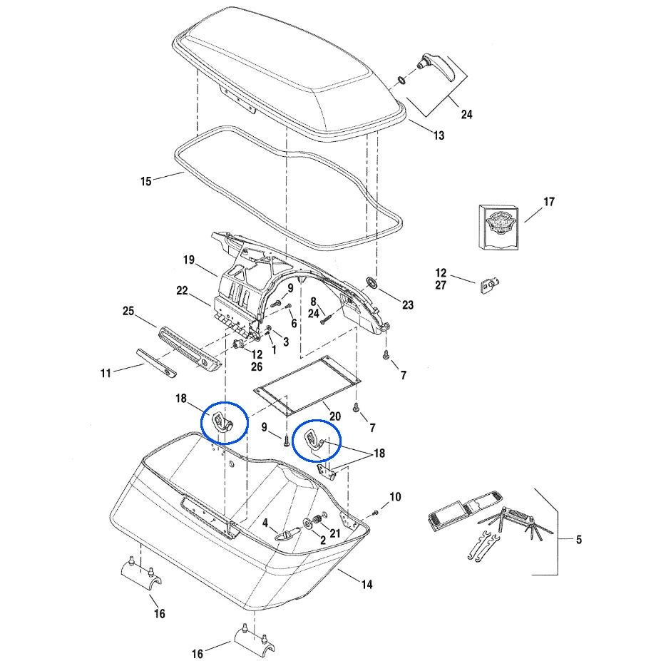 V-TWIN サドルバッグ用ストライク-02