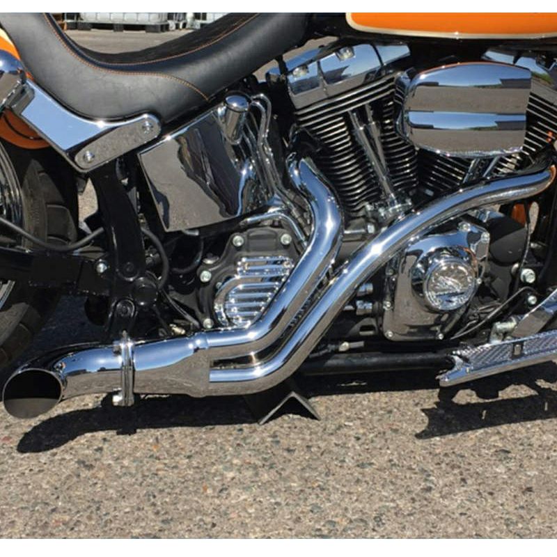 Dirty Bird BMF 2-1フルエキゾーストマフラー M8ソフテイル用 クローム