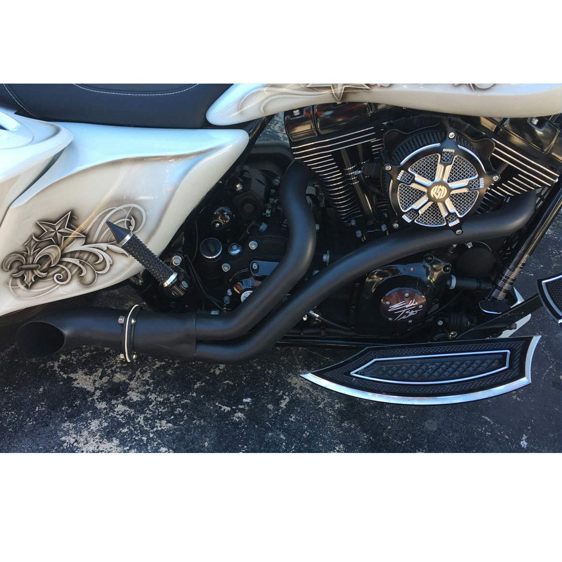 バンス＆ハインズ （VANCE&HINES） STAINLESS HI-OUTPUT 2-1 ダイナ